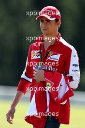 Esteban Gutierrez (MEX), Scuderia Ferrari  20.08.2015. Formula 1 World Championship, Rd 11, Belgian Grand Prix, Spa Francorchamps, Belgium, Preparation Day.