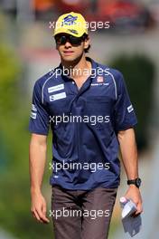 Felipe Nasr (BRA), Sauber F1 Team  20.08.2015. Formula 1 World Championship, Rd 11, Belgian Grand Prix, Spa Francorchamps, Belgium, Preparation Day.