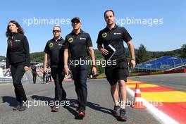 Pastor Maldonado (VEN), Lotus F1 Team  20.08.2015. Formula 1 World Championship, Rd 11, Belgian Grand Prix, Spa Francorchamps, Belgium, Preparation Day.