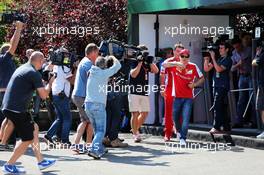 Kimi Raikkonen (FIN) Ferrari. 20.08.2015. Formula 1 World Championship, Rd 11, Belgian Grand Prix, Spa Francorchamps, Belgium, Preparation Day.