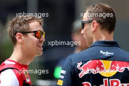 Sebastian Vettel (GER), Scuderia Ferrari  17.04.2015. Formula 1 World Championship, Rd 4, Bahrain Grand Prix, Sakhir, Bahrain, Practice Day