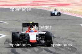 Roberto Merhi (ESP) Manor Marussia F1 Team. 17.04.2015. Formula 1 World Championship, Rd 4, Bahrain Grand Prix, Sakhir, Bahrain, Practice Day