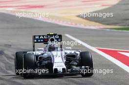 Valtteri Bottas (FIN) Williams FW37. 17.04.2015. Formula 1 World Championship, Rd 4, Bahrain Grand Prix, Sakhir, Bahrain, Practice Day