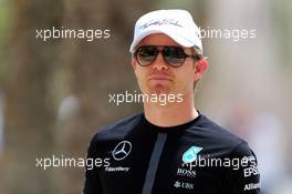 Nico Rosberg (GER) Mercedes AMG F1. 17.04.2015. Formula 1 World Championship, Rd 4, Bahrain Grand Prix, Sakhir, Bahrain, Practice Day
