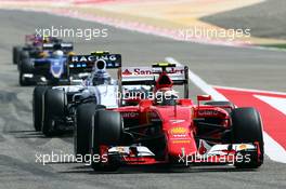 Kimi Raikkonen (FIN) Ferrari SF15-T. 17.04.2015. Formula 1 World Championship, Rd 4, Bahrain Grand Prix, Sakhir, Bahrain, Practice Day