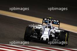 Valtteri Bottas (FIN) Williams FW37. 17.04.2015. Formula 1 World Championship, Rd 4, Bahrain Grand Prix, Sakhir, Bahrain, Practice Day