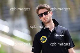 Romain Grosjean (FRA) Lotus F1 Team. 17.04.2015. Formula 1 World Championship, Rd 4, Bahrain Grand Prix, Sakhir, Bahrain, Practice Day
