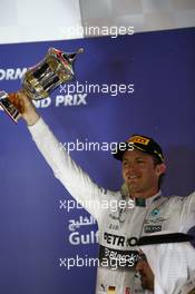 3rd place Nico Rosberg (GER) Mercedes AMG F1 W06. 19.04.2015. Formula 1 World Championship, Rd 4, Bahrain Grand Prix, Sakhir, Bahrain, Race Day.