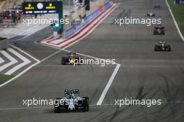 Valtteri Bottas (FIN) Williams FW37. 19.04.2015. Formula 1 World Championship, Rd 4, Bahrain Grand Prix, Sakhir, Bahrain, Race Day.