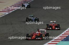 Sebastian Vettel (GER) Ferrari SF15-T. 19.04.2015. Formula 1 World Championship, Rd 4, Bahrain Grand Prix, Sakhir, Bahrain, Race Day.