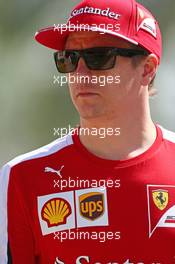 Kimi Raikkonen (FIN) Ferrari. 19.04.2015. Formula 1 World Championship, Rd 4, Bahrain Grand Prix, Sakhir, Bahrain, Race Day.