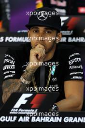Lewis Hamilton (GBR), Mercedes AMG F1 Team  16.04.2015. Formula 1 World Championship, Rd 4, Bahrain Grand Prix, Sakhir, Bahrain, Preparation Day.