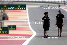 Ayao Komatsu (JPN), Lotus F1 Team   16.04.2015. Formula 1 World Championship, Rd 4, Bahrain Grand Prix, Sakhir, Bahrain, Preparation Day.