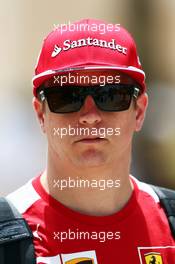 Kimi Raikkonen (FIN) Ferrari. 16.04.2015. Formula 1 World Championship, Rd 4, Bahrain Grand Prix, Sakhir, Bahrain, Preparation Day.