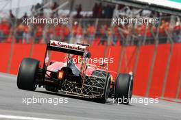 Kimi Raikkonen (FIN) Ferrari SF15-T running sensor equipment. 13.11.2015. Formula 1 World Championship, Rd 18, Brazilian Grand Prix, Sao Paulo, Brazil, Practice Day.