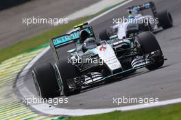 Nico Rosberg (GER) Mercedes AMG F1 W06. 13.11.2015. Formula 1 World Championship, Rd 18, Brazilian Grand Prix, Sao Paulo, Brazil, Practice Day.