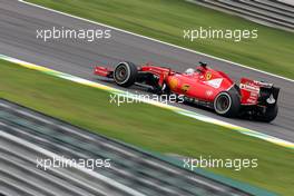 Sebastian Vettel (GER), Scuderia Ferrari  13.11.2015. Formula 1 World Championship, Rd 18, Brazilian Grand Prix, Sao Paulo, Brazil, Practice Day.