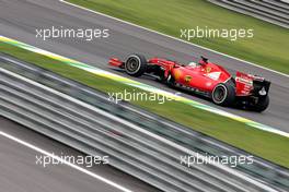 Sebastian Vettel (GER), Scuderia Ferrari  13.11.2015. Formula 1 World Championship, Rd 18, Brazilian Grand Prix, Sao Paulo, Brazil, Practice Day.