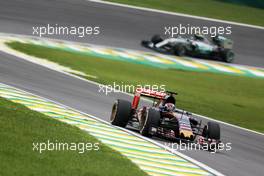 Max Verstappen (NLD) Scuderia Toro Rosso STR10. 13.11.2015. Formula 1 World Championship, Rd 18, Brazilian Grand Prix, Sao Paulo, Brazil, Practice Day.