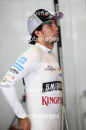 Sergio Perez (MEX) Sahara Force India F1. 13.11.2015. Formula 1 World Championship, Rd 18, Brazilian Grand Prix, Sao Paulo, Brazil, Practice Day.