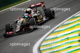 Jolyon Palmer (GBR) Lotus F1 E23 Test and Reserve Driver. 13.11.2015. Formula 1 World Championship, Rd 18, Brazilian Grand Prix, Sao Paulo, Brazil, Practice Day.
