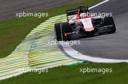 Will Stevens (GBR) Manor Marussia F1 Team. 13.11.2015. Formula 1 World Championship, Rd 18, Brazilian Grand Prix, Sao Paulo, Brazil, Practice Day.