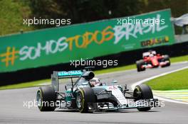 Lewis Hamilton (GBR) Mercedes AMG F1 W06. 15.11.2015. Formula 1 World Championship, Rd 18, Brazilian Grand Prix, Sao Paulo, Brazil, Race Day.