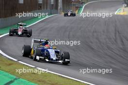 Felipe Nasr (BRA), Sauber F1 Team  15.11.2015. Formula 1 World Championship, Rd 18, Brazilian Grand Prix, Sao Paulo, Brazil, Race Day.