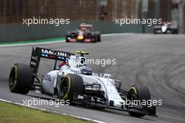 Valtteri Bottas (FIN), Williams F1 Team  15.11.2015. Formula 1 World Championship, Rd 18, Brazilian Grand Prix, Sao Paulo, Brazil, Race Day.