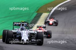 Valtteri Bottas (FIN) Williams FW37. 15.11.2015. Formula 1 World Championship, Rd 18, Brazilian Grand Prix, Sao Paulo, Brazil, Race Day.