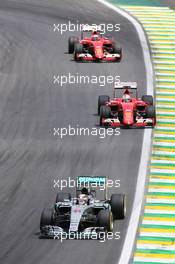 Lewis Hamilton (GBR) Mercedes AMG F1 W06. 15.11.2015. Formula 1 World Championship, Rd 18, Brazilian Grand Prix, Sao Paulo, Brazil, Race Day.