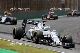 Felipe Massa (BRA), Williams F1 Team  15.11.2015. Formula 1 World Championship, Rd 18, Brazilian Grand Prix, Sao Paulo, Brazil, Race Day.