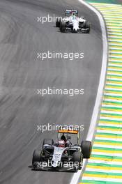 Nico Hulkenberg (GER) Sahara Force India F1 VJM08. 15.11.2015. Formula 1 World Championship, Rd 18, Brazilian Grand Prix, Sao Paulo, Brazil, Race Day.