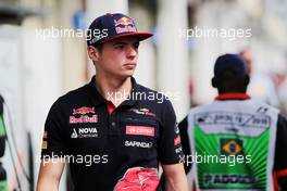 Max Verstappen (NLD) Scuderia Toro Rosso. 14.11.2015. Formula 1 World Championship, Rd 18, Brazilian Grand Prix, Sao Paulo, Brazil, Qualifying Day.