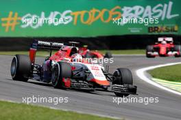 Will Stevens (GBR), Manor F1 Team  14.11.2015. Formula 1 World Championship, Rd 18, Brazilian Grand Prix, Sao Paulo, Brazil, Qualifying Day.