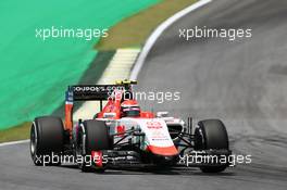 Alexander Rossi (USA) Manor Marussia F1 Team. 14.11.2015. Formula 1 World Championship, Rd 18, Brazilian Grand Prix, Sao Paulo, Brazil, Qualifying Day.