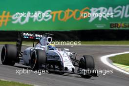 Felipe Massa (BRA), Williams F1 Team  14.11.2015. Formula 1 World Championship, Rd 18, Brazilian Grand Prix, Sao Paulo, Brazil, Qualifying Day.