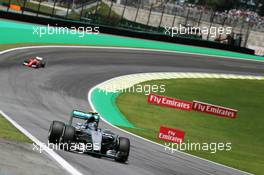 Nico Rosberg (GER) Mercedes AMG F1 W06. 14.11.2015. Formula 1 World Championship, Rd 18, Brazilian Grand Prix, Sao Paulo, Brazil, Qualifying Day.