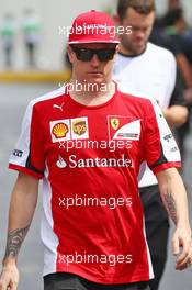 Kimi Raikkonen (FIN) Ferrari. 15.11.2015. Formula 1 World Championship, Rd 18, Brazilian Grand Prix, Sao Paulo, Brazil, Race Day.