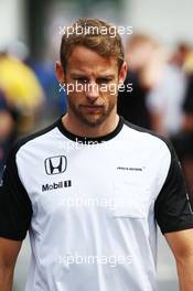 Jenson Button (GBR) McLaren. 15.11.2015. Formula 1 World Championship, Rd 18, Brazilian Grand Prix, Sao Paulo, Brazil, Race Day.