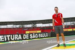 Alexander Rossi (USA) Manor Marussia F1 Team. 12.11.2015. Formula 1 World Championship, Rd 18, Brazilian Grand Prix, Sao Paulo, Brazil, Preparation Day.