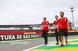 Will Stevens (GBR) Manor Marussia F1 Team walks the circuit. 12.11.2015. Formula 1 World Championship, Rd 18, Brazilian Grand Prix, Sao Paulo, Brazil, Preparation Day.