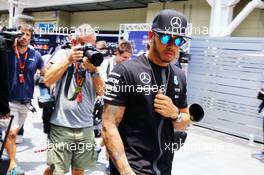 Lewis Hamilton (GBR) Mercedes AMG F1. 12.11.2015. Formula 1 World Championship, Rd 18, Brazilian Grand Prix, Sao Paulo, Brazil, Preparation Day.