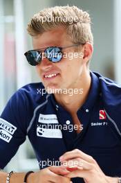 Marcus Ericsson (SWE) Sauber F1 Team. 12.11.2015. Formula 1 World Championship, Rd 18, Brazilian Grand Prix, Sao Paulo, Brazil, Preparation Day.