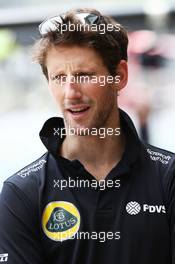 Romain Grosjean (FRA) Lotus F1 Team. 12.11.2015. Formula 1 World Championship, Rd 18, Brazilian Grand Prix, Sao Paulo, Brazil, Preparation Day.