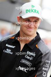 Nico Hulkenberg (GER) Sahara Force India F1. 12.11.2015. Formula 1 World Championship, Rd 18, Brazilian Grand Prix, Sao Paulo, Brazil, Preparation Day.