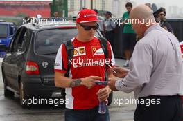Kimi Raikkonen (FIN) Ferrari. 12.11.2015. Formula 1 World Championship, Rd 18, Brazilian Grand Prix, Sao Paulo, Brazil, Preparation Day.