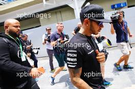 Lewis Hamilton (GBR) Mercedes AMG F1. 12.11.2015. Formula 1 World Championship, Rd 18, Brazilian Grand Prix, Sao Paulo, Brazil, Preparation Day.