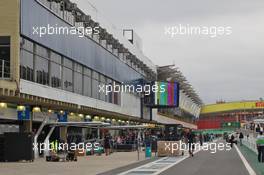 The pits. 12.11.2015. Formula 1 World Championship, Rd 18, Brazilian Grand Prix, Sao Paulo, Brazil, Preparation Day.