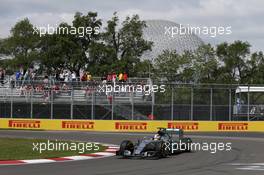 Lewis Hamilton (GBR) Mercedes AMG F1 W06. 05.06.2015. Formula 1 World Championship, Rd 7, Canadian Grand Prix, Montreal, Canada, Practice Day.